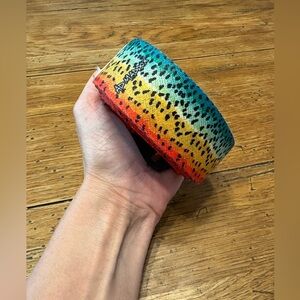 100% RECYCLED USA Ad Maddox Rainbow Trout Adjustable Nylon Fishing GorpCore Belt